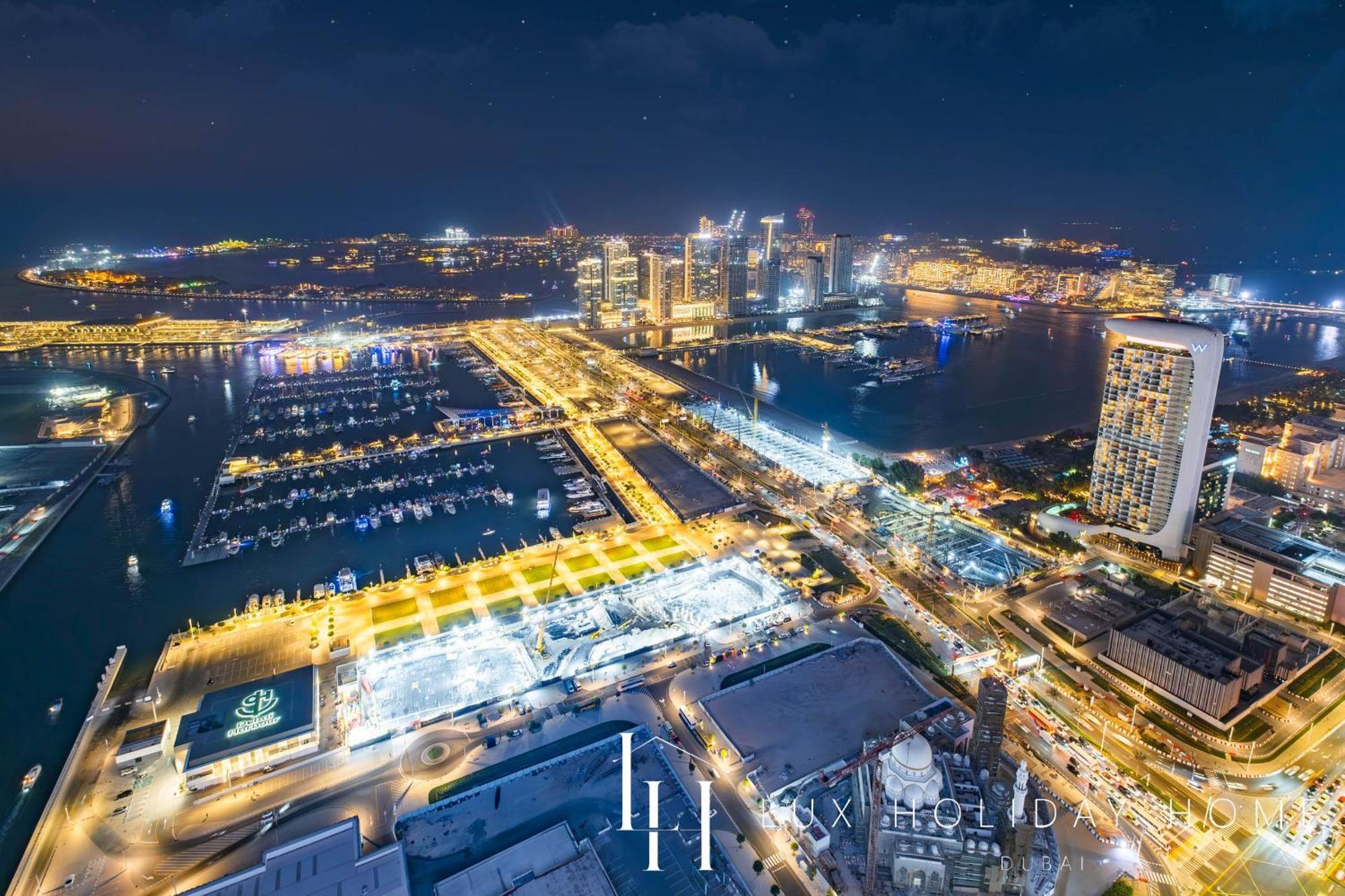 Lux - Lavish Suite With Full Palm Jumeirah View 1 Ντουμπάι Εξωτερικό φωτογραφία