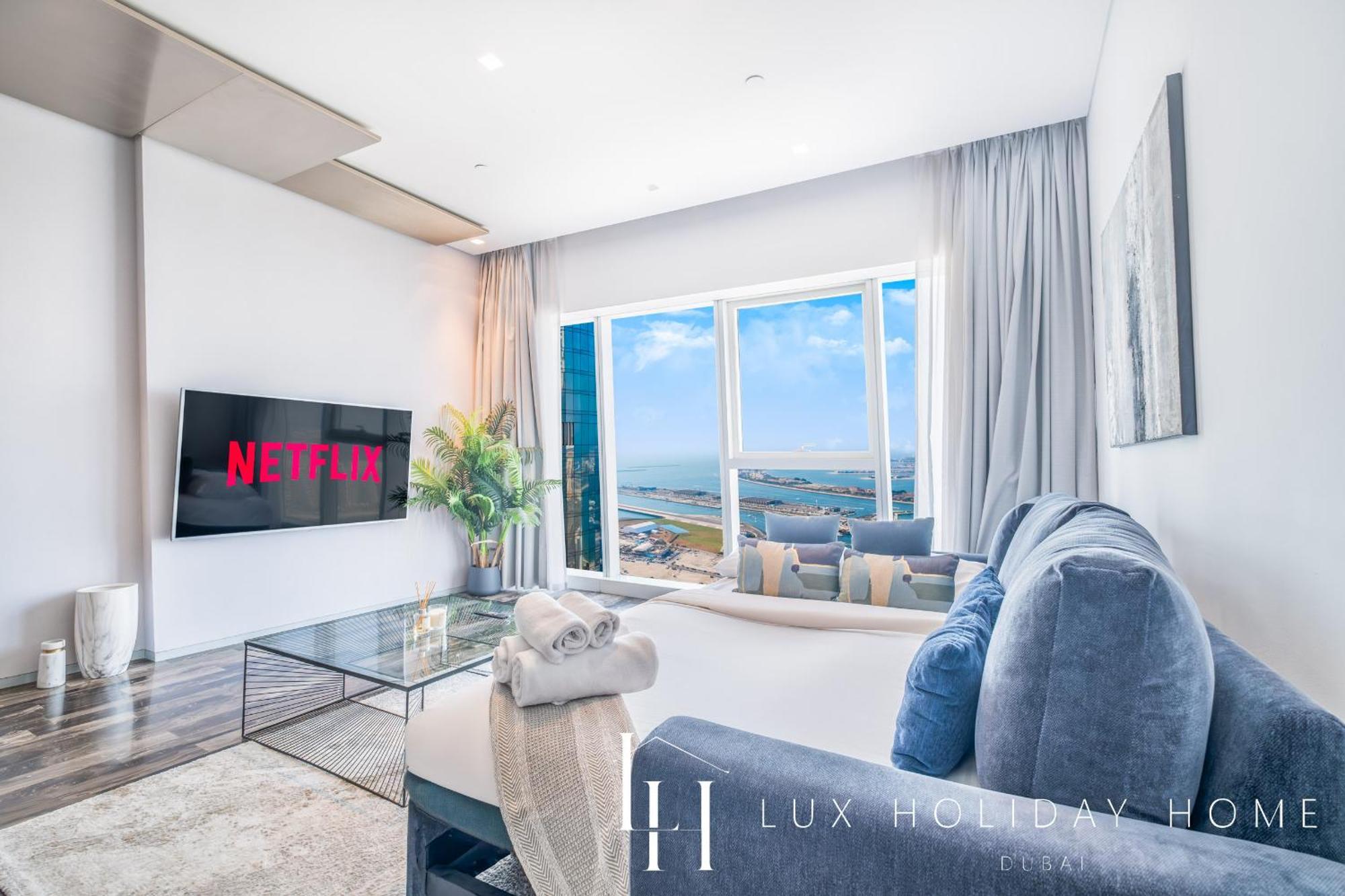 Lux - Lavish Suite With Full Palm Jumeirah View 1 Ντουμπάι Εξωτερικό φωτογραφία