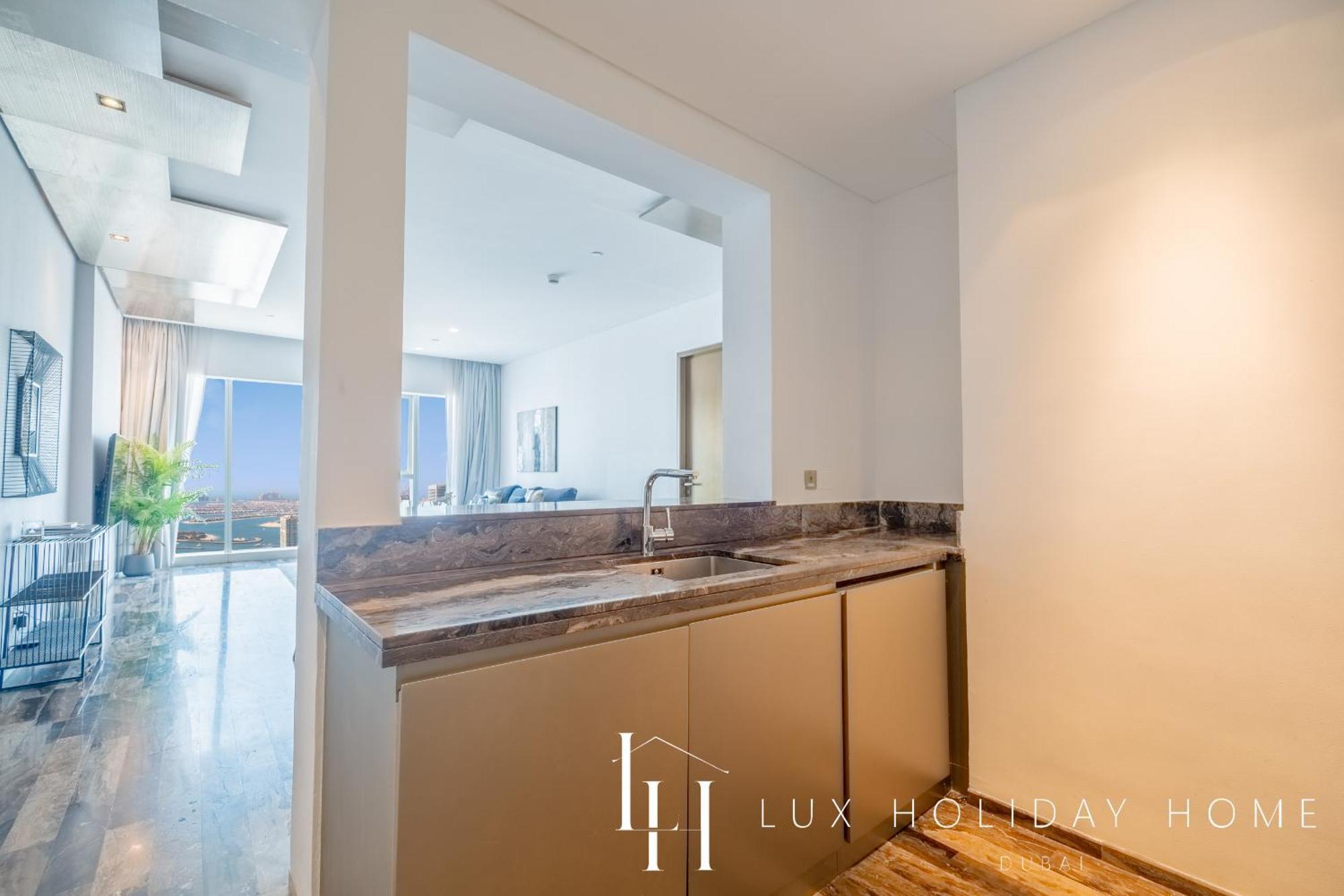 Lux - Lavish Suite With Full Palm Jumeirah View 1 Ντουμπάι Εξωτερικό φωτογραφία
